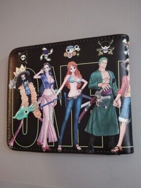 New one piece anime manga leather wallet